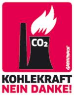 Bei Greenpeace kommt CO2 aus dem Kühlturm