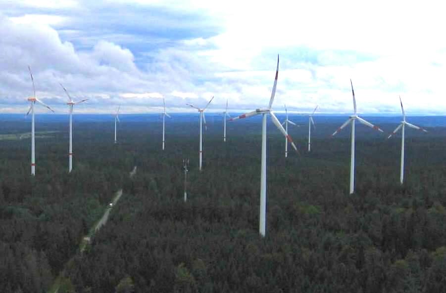 Anschauungsbild Windpark Nordschwarzwald